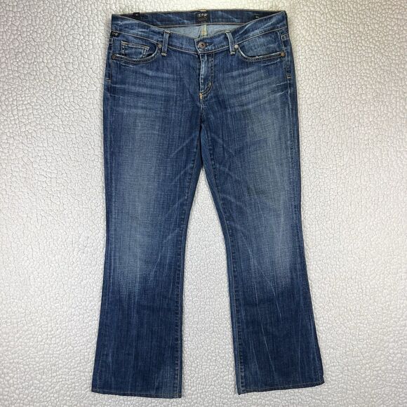 Citizens Of Humanity Jeans Women’s 30 (Actual 33x29.5) Dita Boot Cut Low Rise - Picture 2 of 15